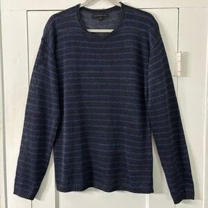 John Varvatos⭐️USA Men’s Striped Open Knit 100% Linen